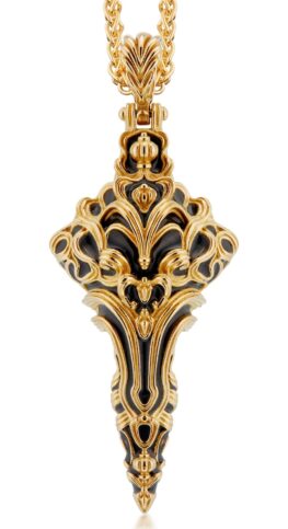 Micah Antoni LLC Final Product Pendant 18kt Gold Enamel