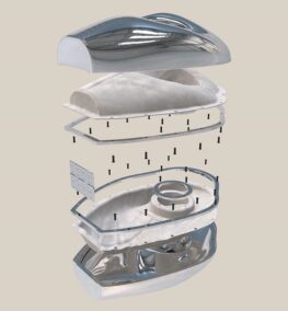 Fashin Bag Published By 3D Model Explosion View