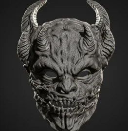 Demon Mask Zbrush Sculpt