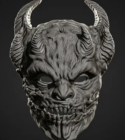 Zbrush Model Debauchery Band Mask