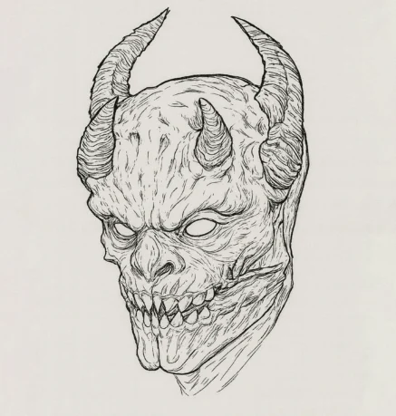 Concept Art Debauchery Band Mask