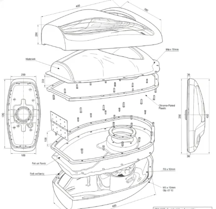 Technical Drawing CAD Production Model