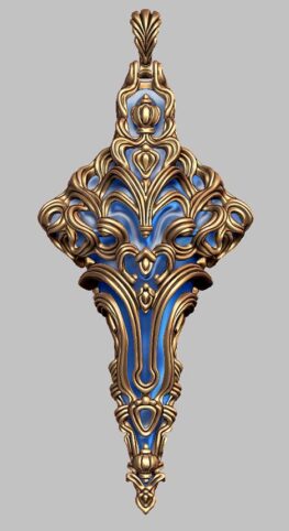 Micah Antoni LLC Custom Pendant Zbrush Model